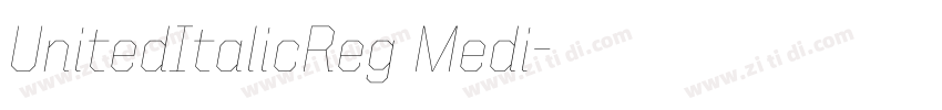 UnitedItalicReg Medi字体转换